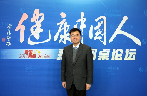 浙江省人民醫院院長黃東勝 劉倩/攝