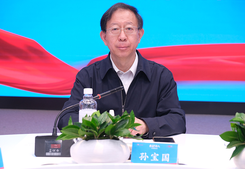 全國政協(xié)委員,中國工程院院士、中國食品科學(xué)技術(shù)學(xué)會理事長、北京工商大學(xué)校長孫寶國。王鈺迪攝