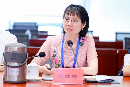 廣東省第二人民醫院副院長劉紅梅發言。人民網 王紹紹攝